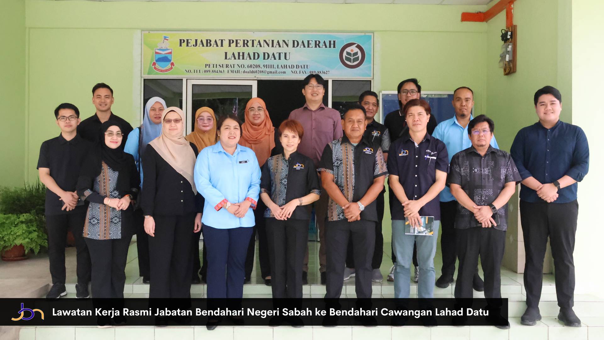 Lawatan Kerja Rasmi Jabatan Negeri Sabah Ke Bendahari Cawangan Lahad Datu